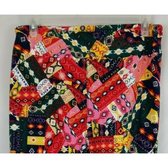 NEW LuLaRoe TC2 Leggings Multi-Color Western Design - Picture 3 of 6
